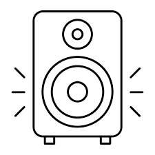 caixas de som e radios